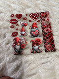Red Gnomes w/ flower/hearts