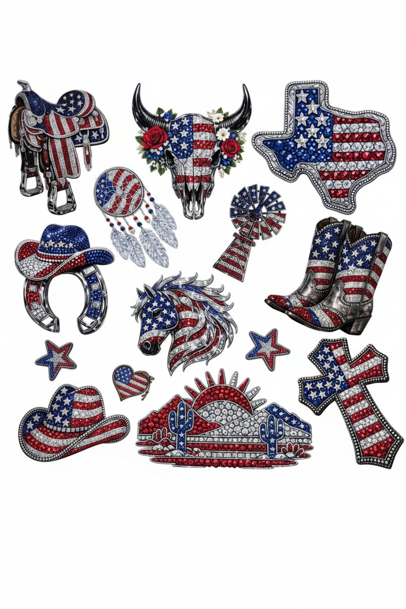 Western - Red,white, blue
