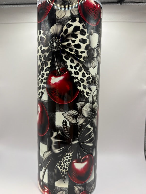 Cheetah Cherry Bows