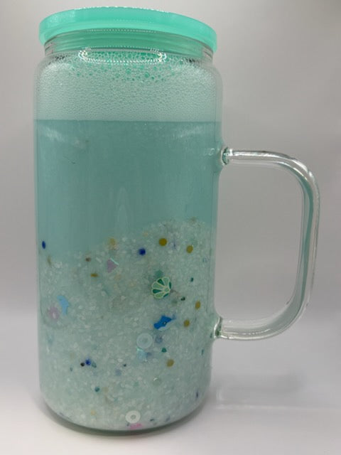 Pre-made Design - 20oz Glass Beach Style