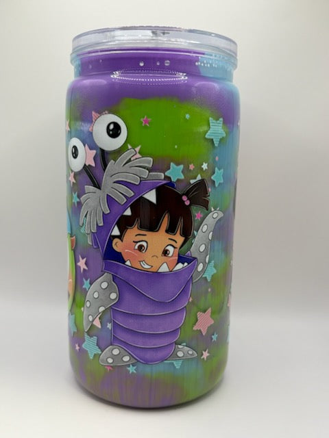 Pre-made Design - 16oz Acrylic Paint(Monsters Inc)