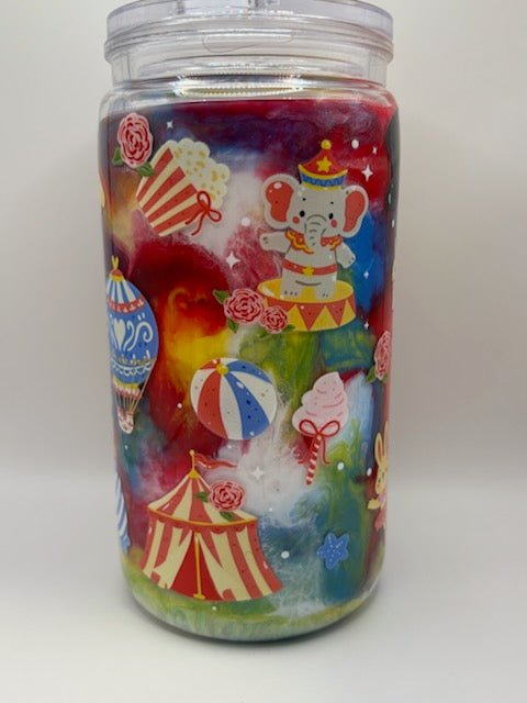 Pre-made Design -  16oz Acrylic Paint(Circus)