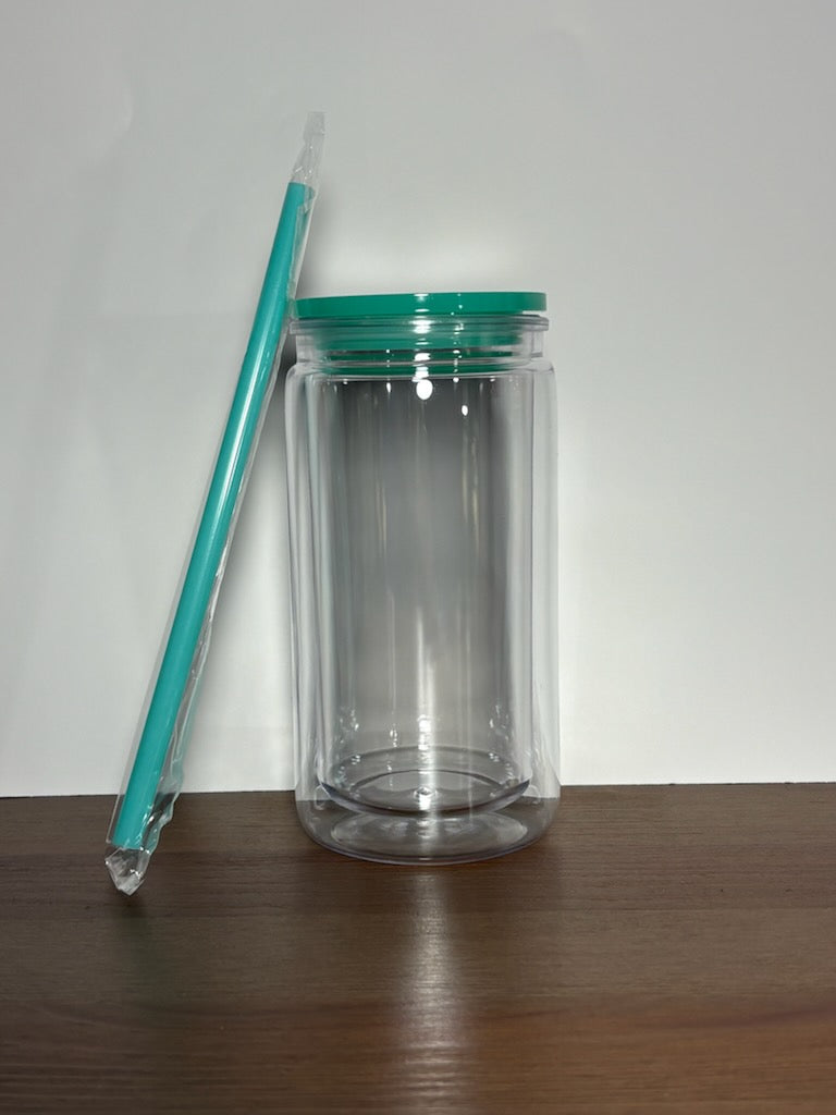 16oz Acrylic Non-Tapered Snowglobe