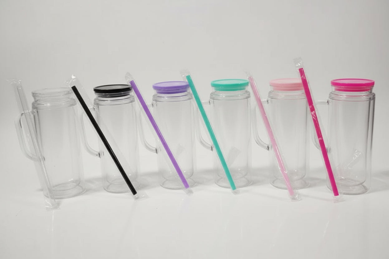 20oz Acrylic Snowglobe w/ Handle