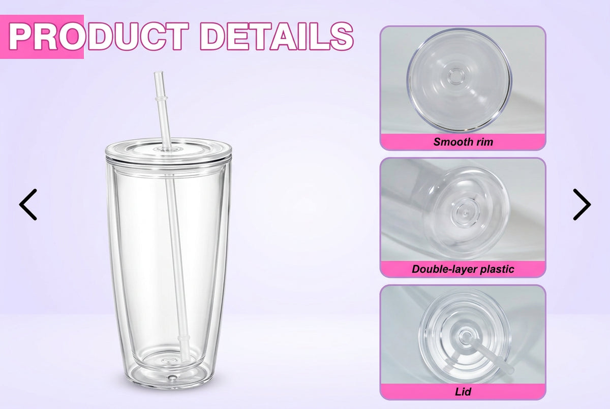 24oz Dome Acrylic Snowglobe (Copy)