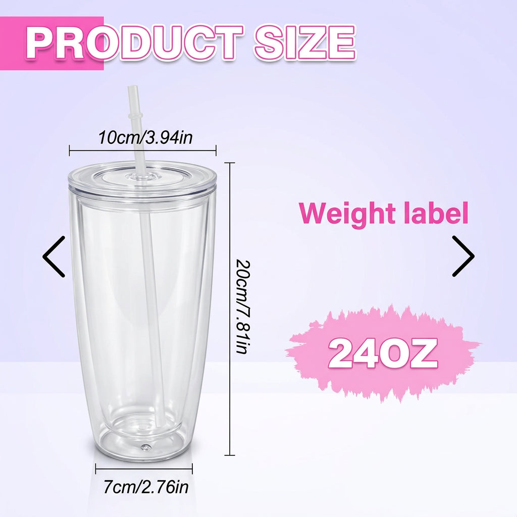 24oz Dome Acrylic Snowglobe (Copy)