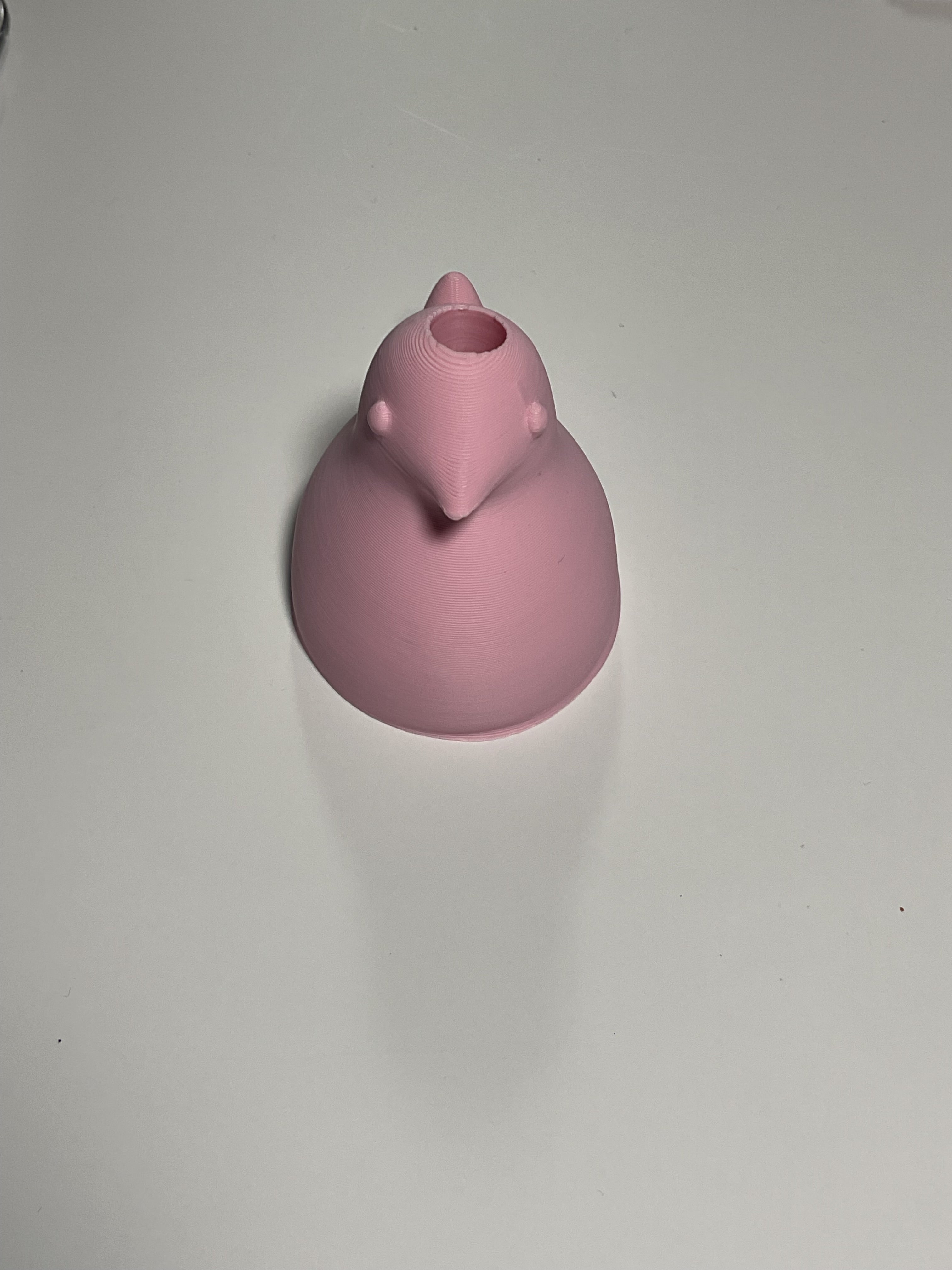 Oversized Straw Topper - Pink Peep