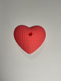 Oversized Straw Topper - Pink Heart