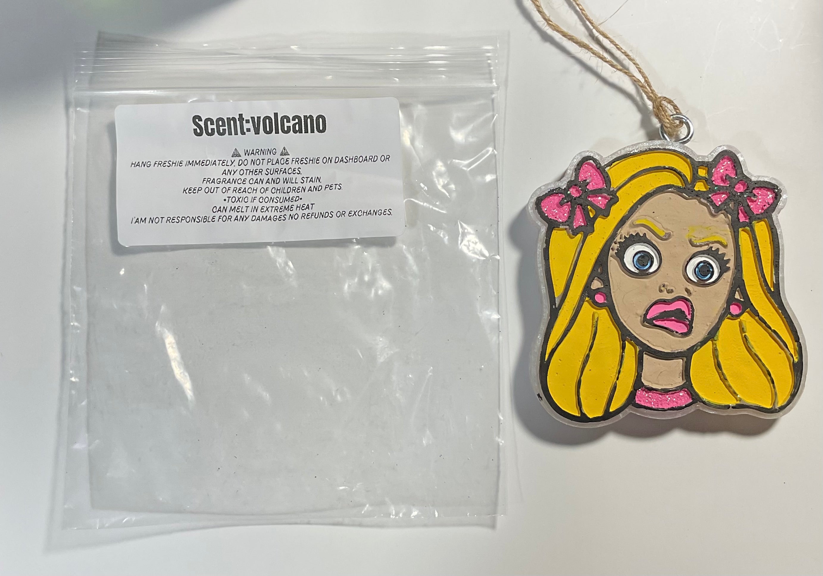 Freshie- Barbie Face - Scent: Volcano