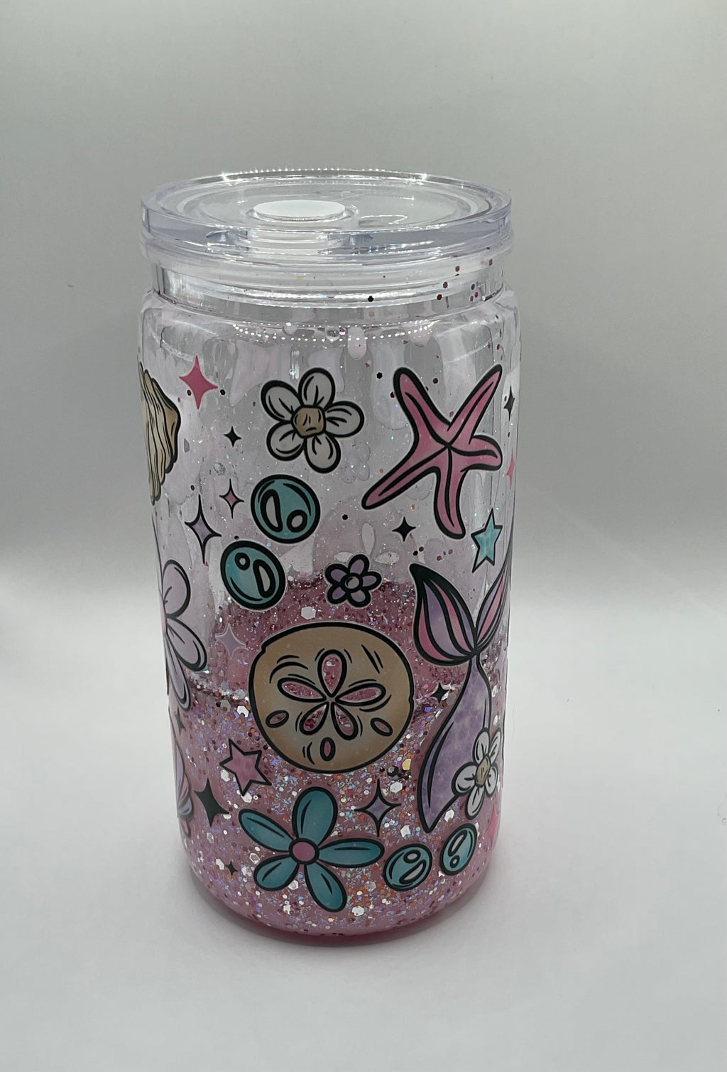 Pre-Made 16oz Seashell Mermaid Lava