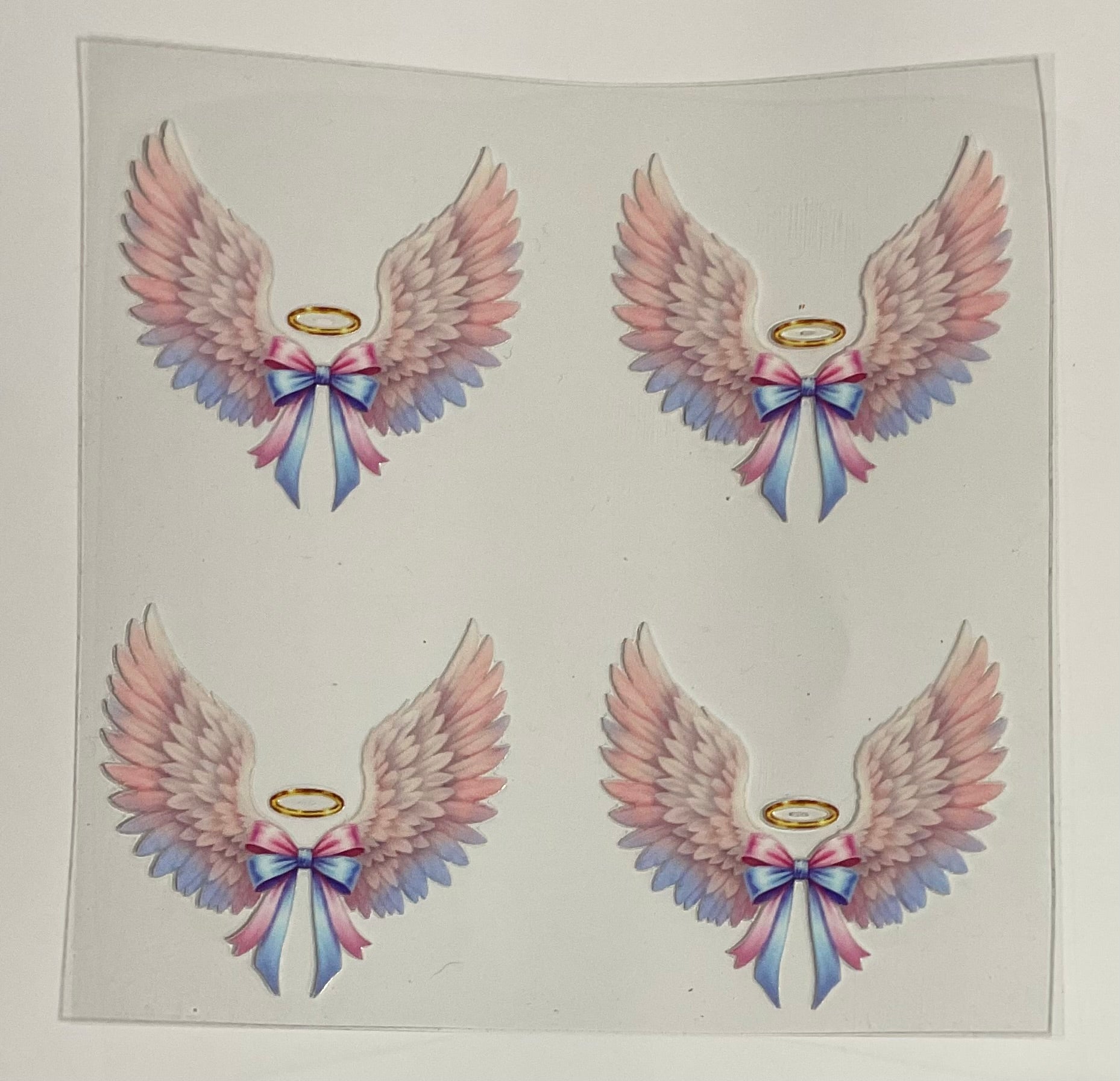 Decal - Light Pink Wings