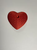 Oversized Straw Topper - Red Heart