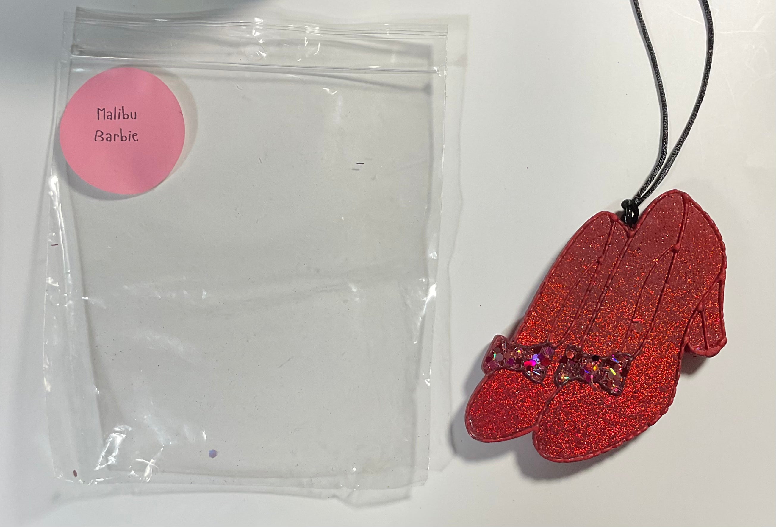 Freshie- Red Slippers - Scent: Malibu Barbie