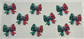 Mexican Flag Bows