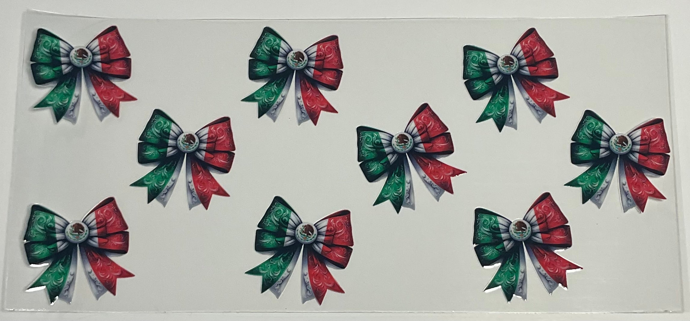Mexican Flag Bows