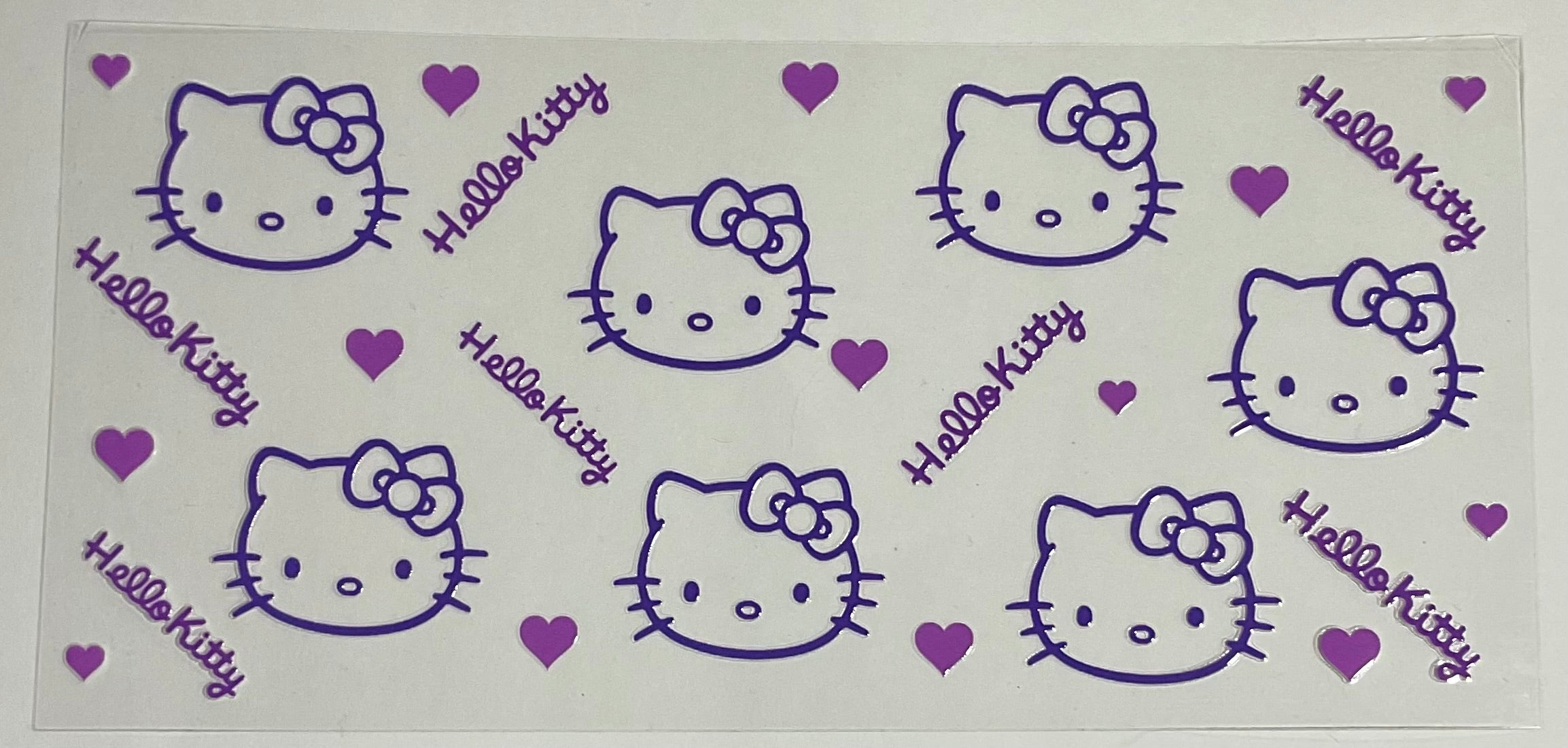Hello Kitty(Purple Outline)