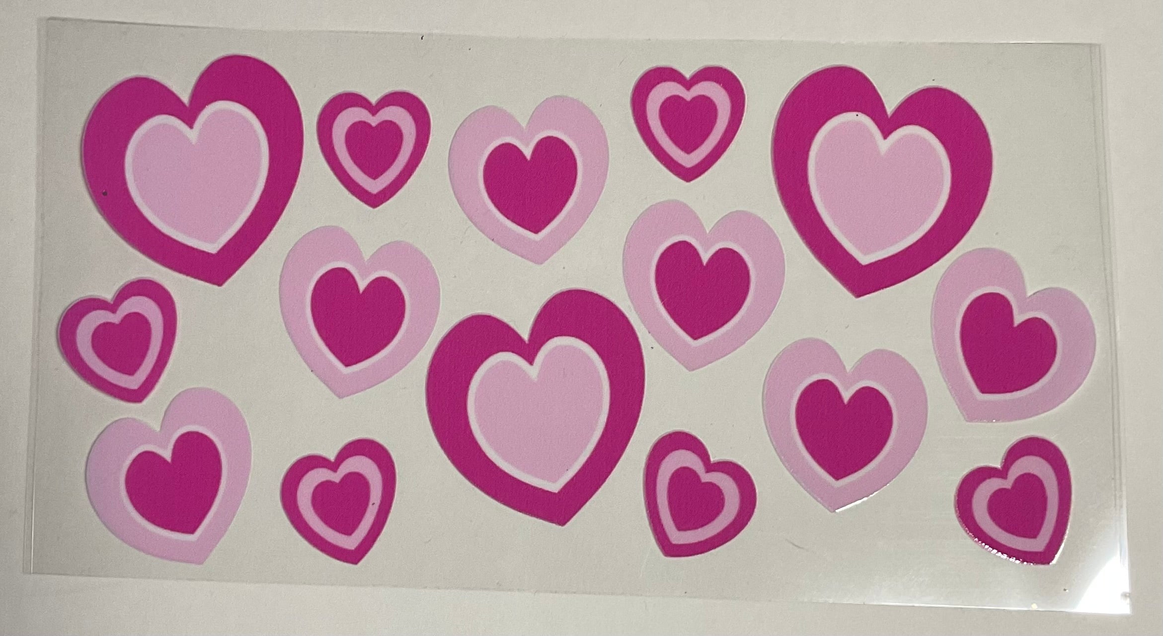 Pink Hearts Multicolor