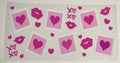 Pink Hearts Stamps
