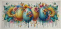 Easter Eggs - Yellow/Teal