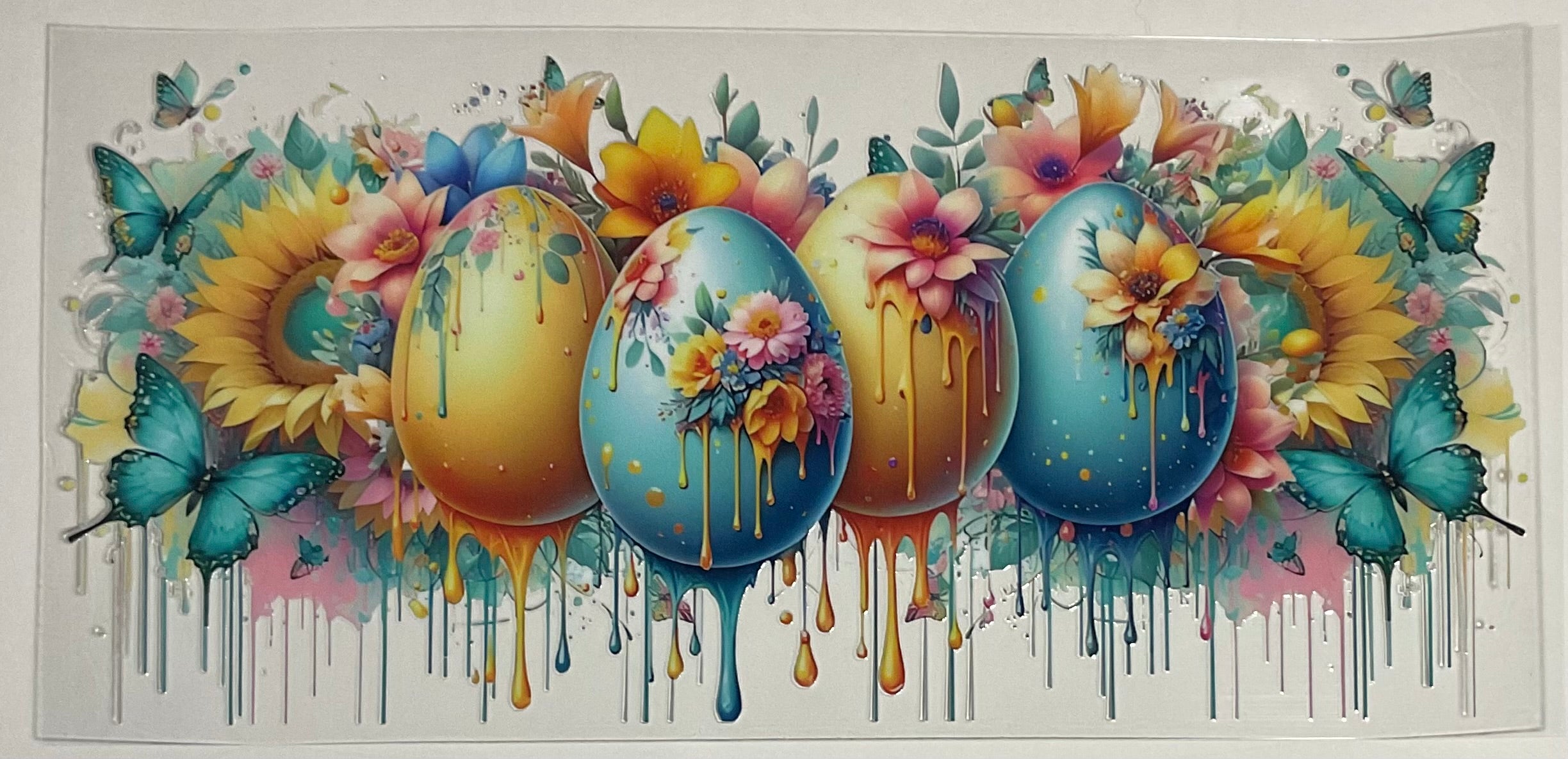 Easter Eggs - Yellow/Teal