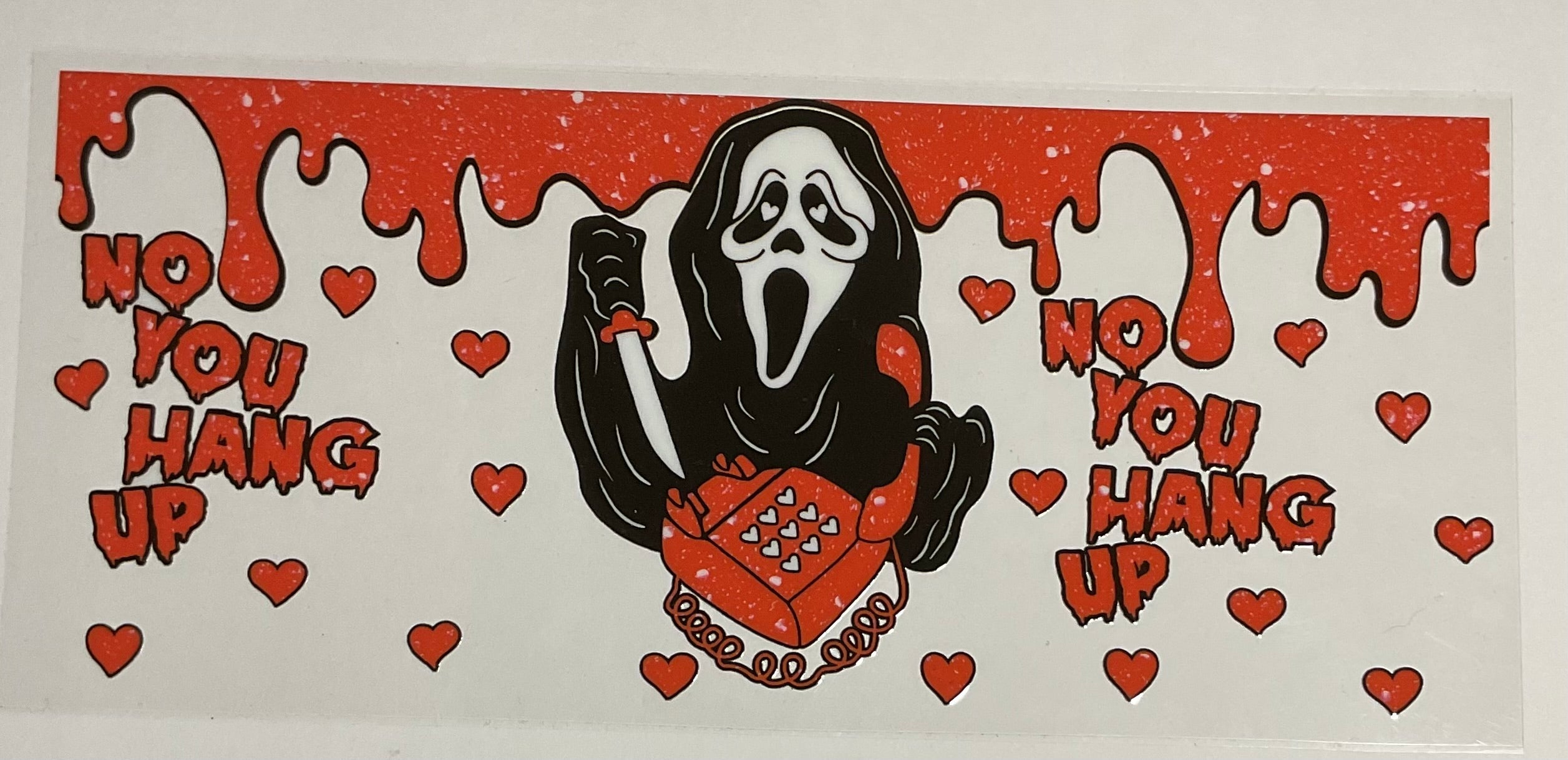 No you hang up... Red Ghost face