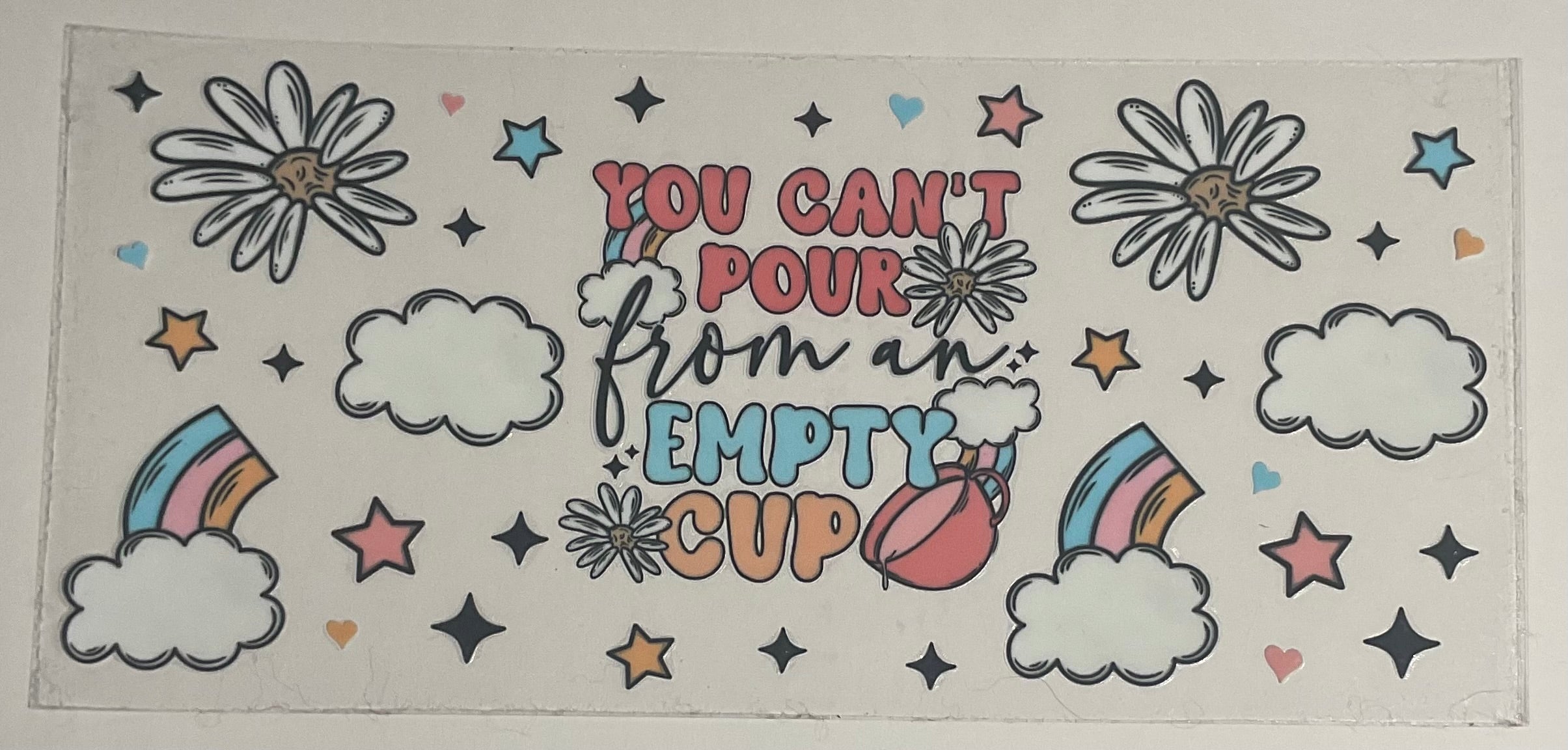 You can't pour from an empty cup...