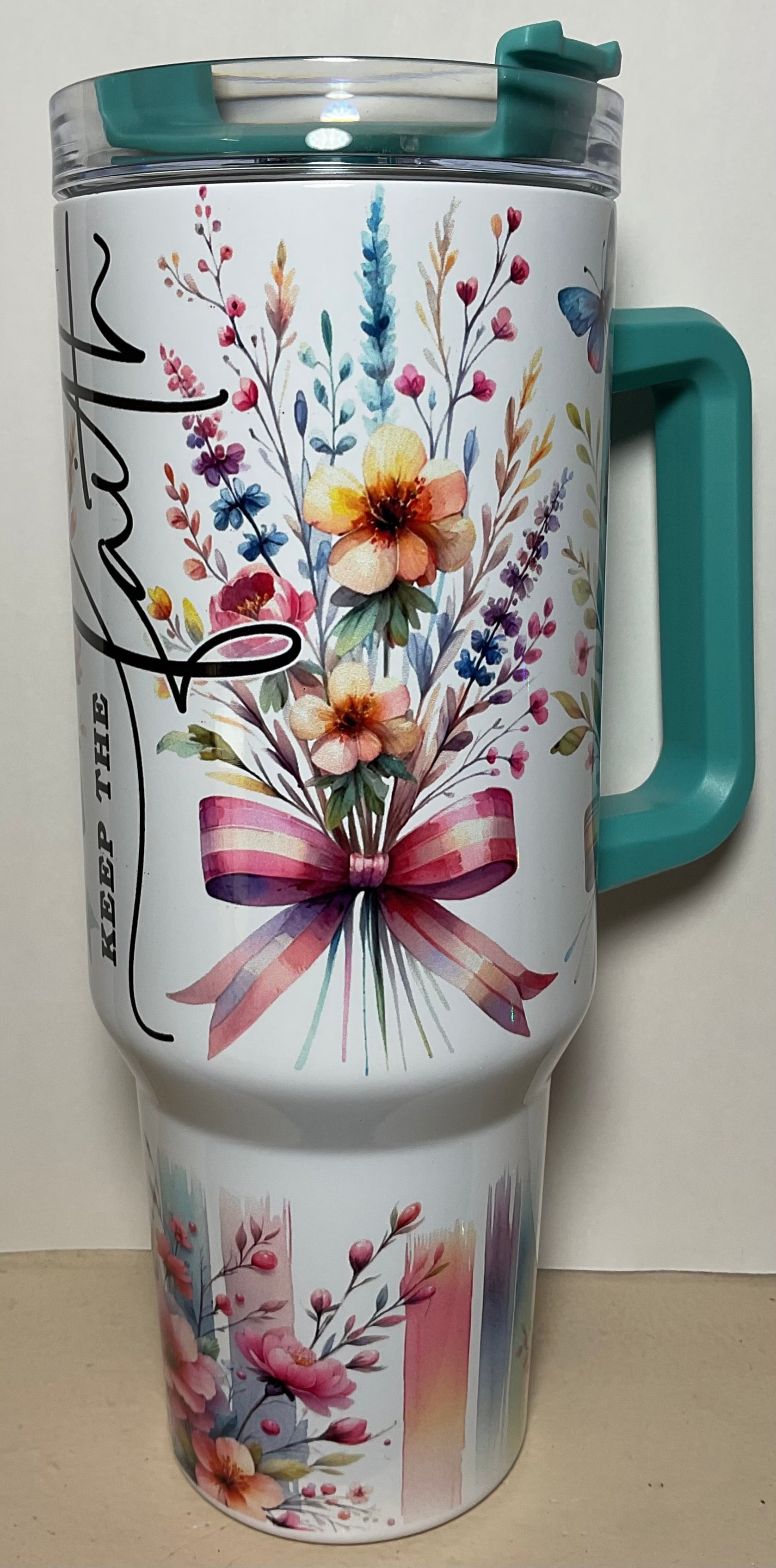 40oz Stainless "Keep The Faith"
