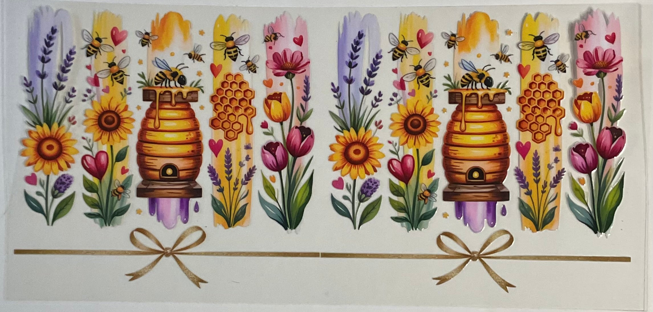 Flowers with Bees