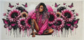 Flowers w/ Girl