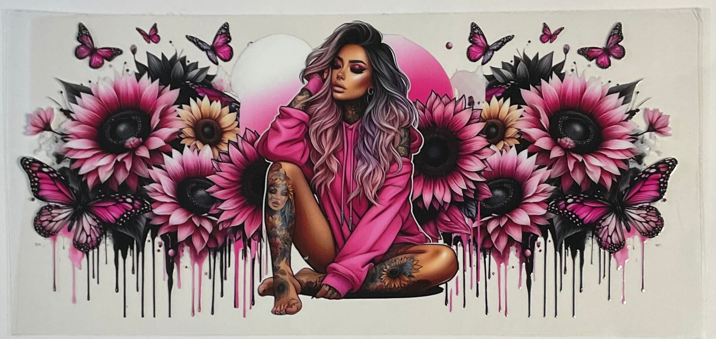 Flowers w/ Girl