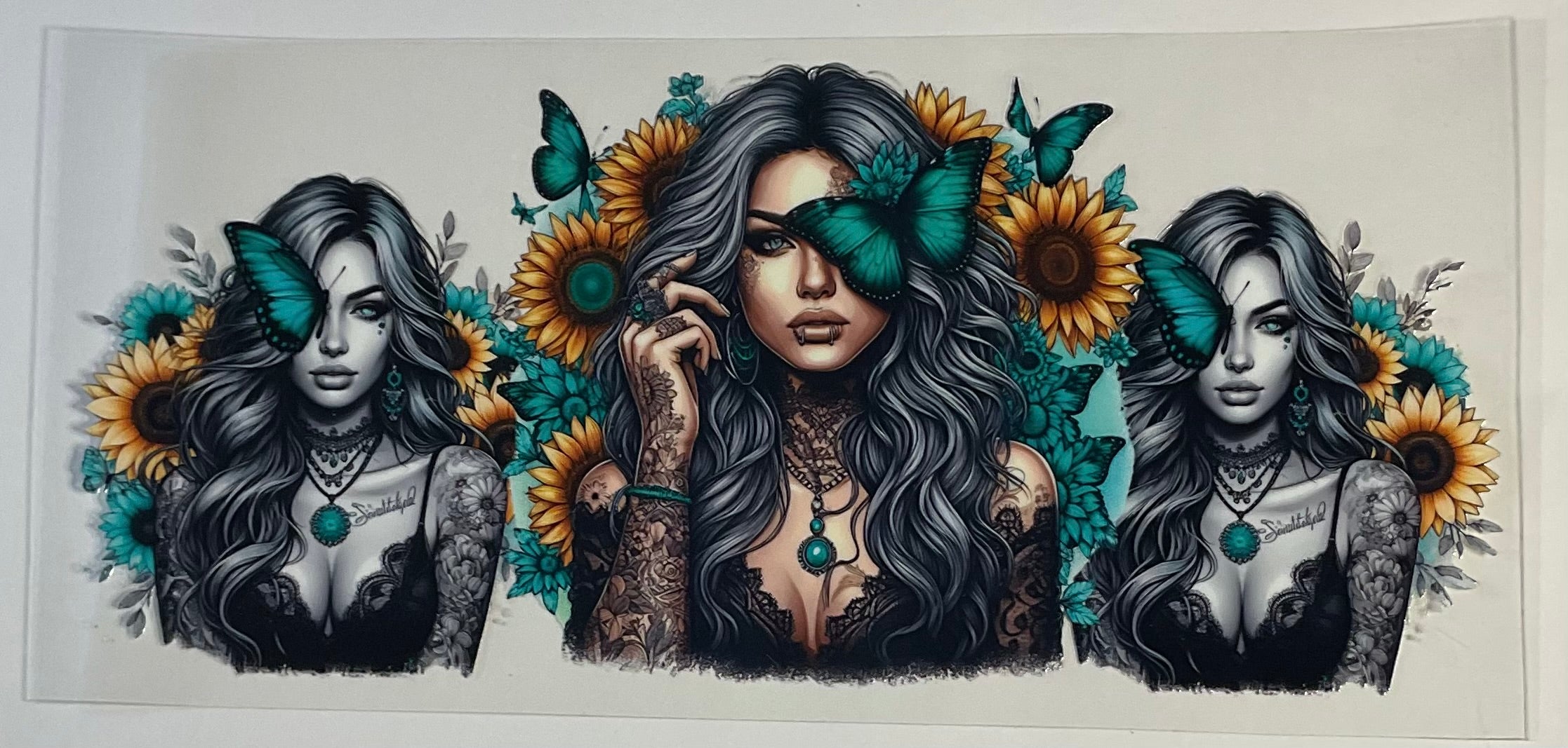 Flowers w/ Girl
