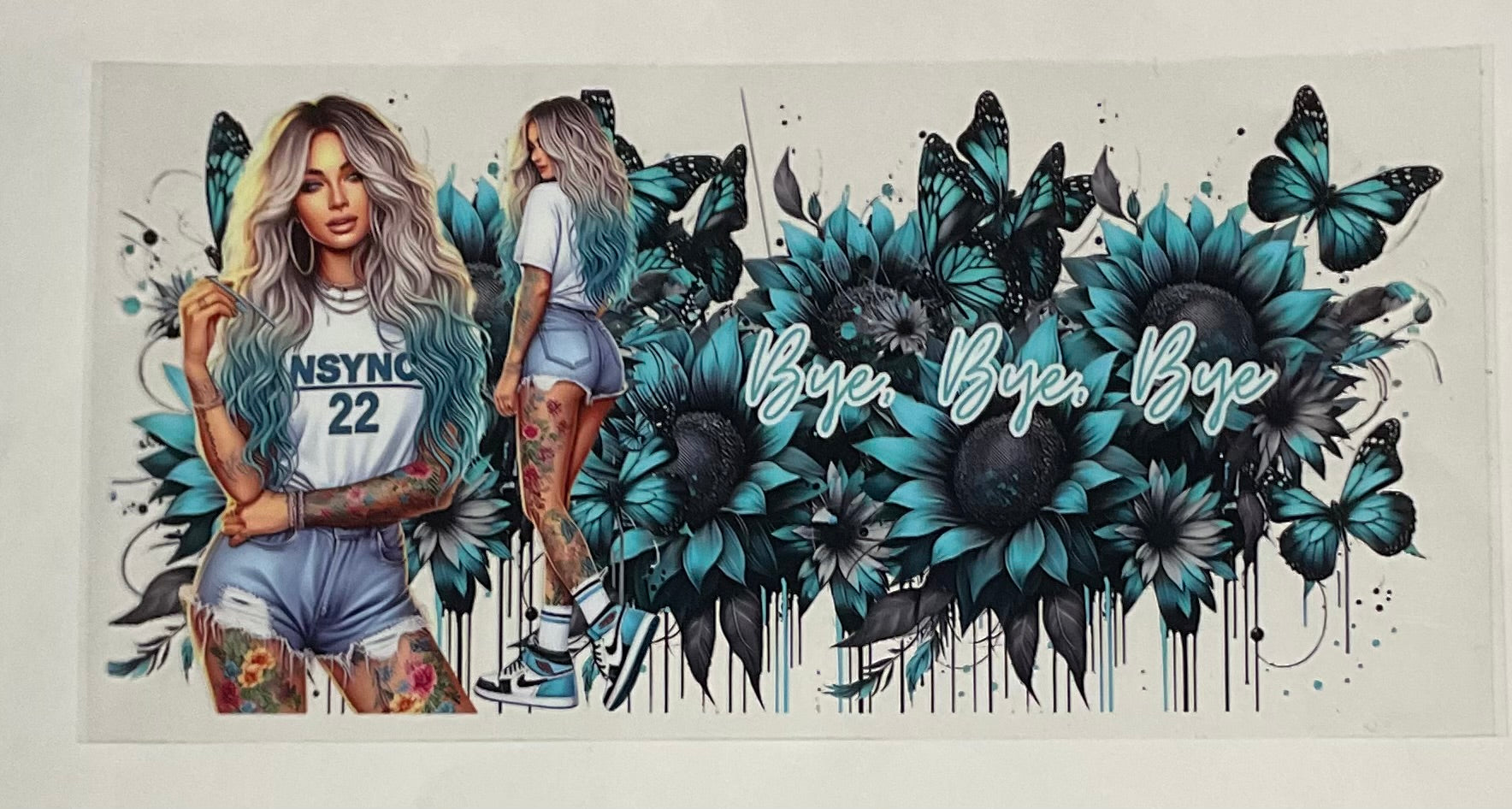 Flowers w/ Girl