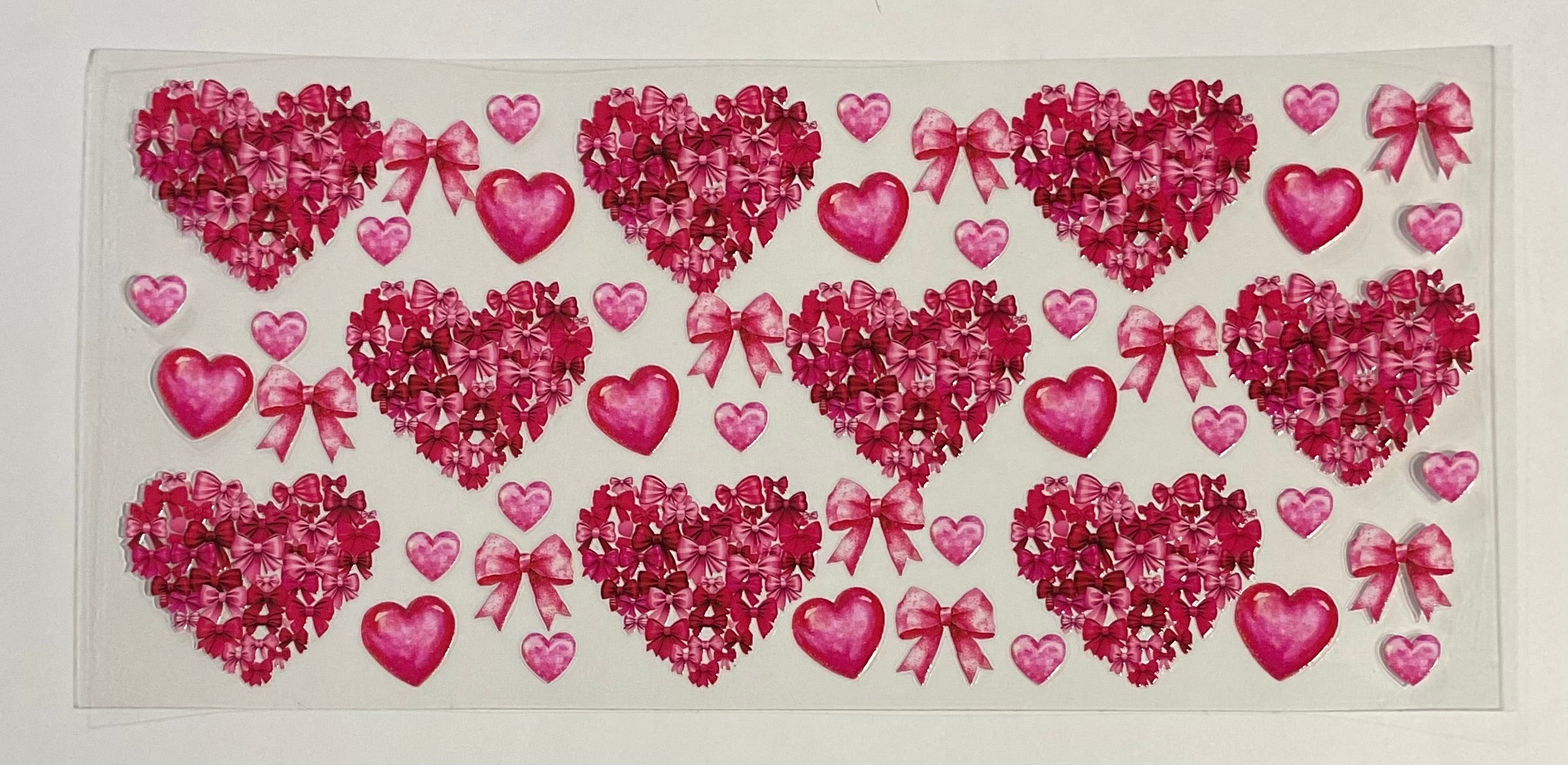 Pink & Red hearts/bows