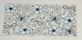 Blue/White w/ blue bows