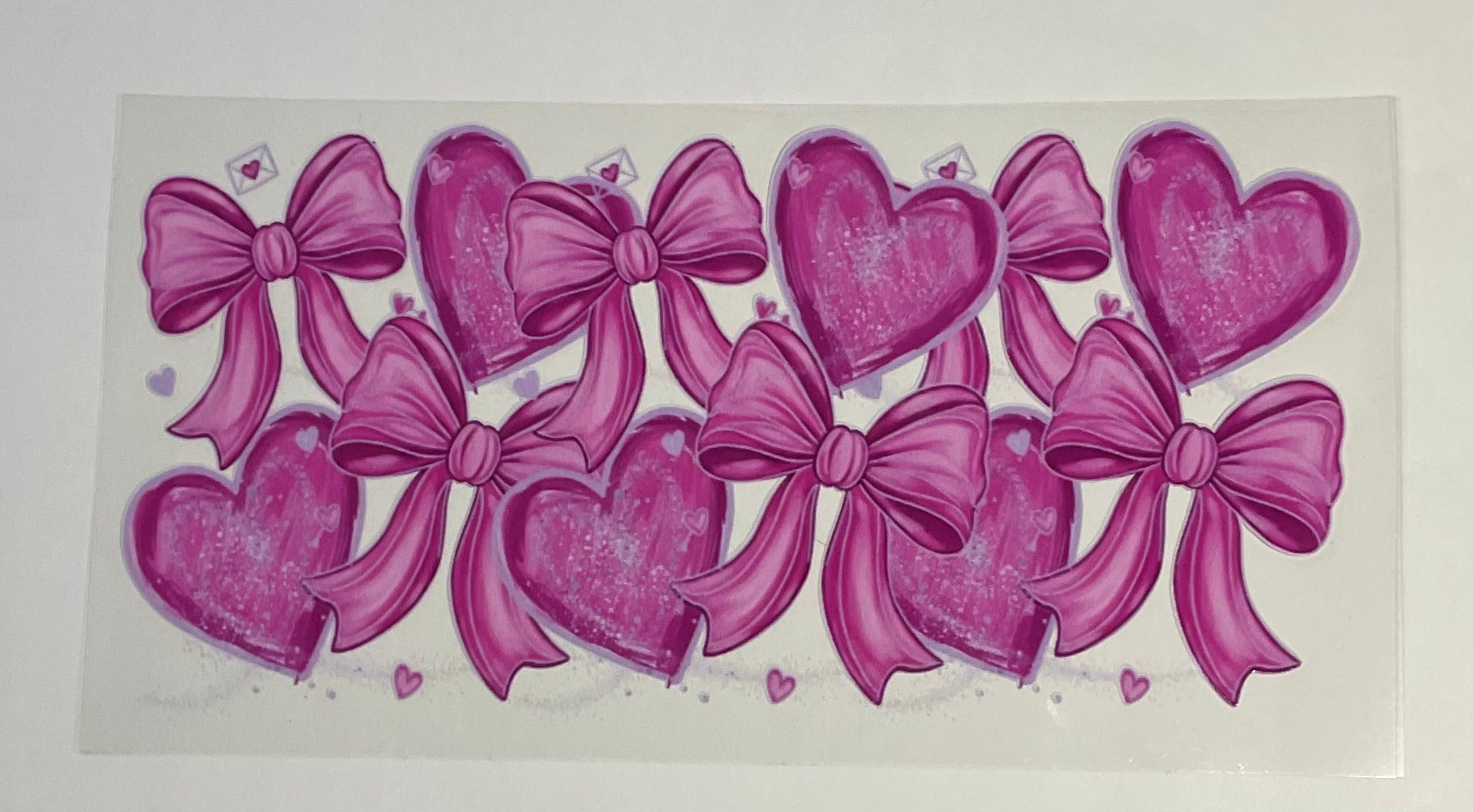 Pink bows & hearts