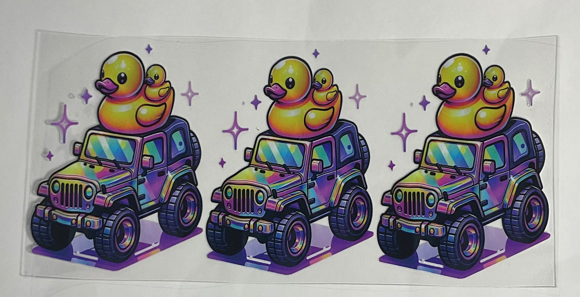 Jeep w/ a duck