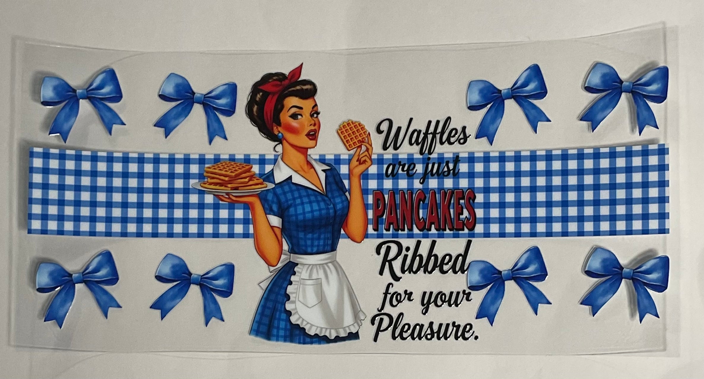 Waffles are just pancakes ribbed for your pleasure