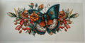Butterfly w/ flowers