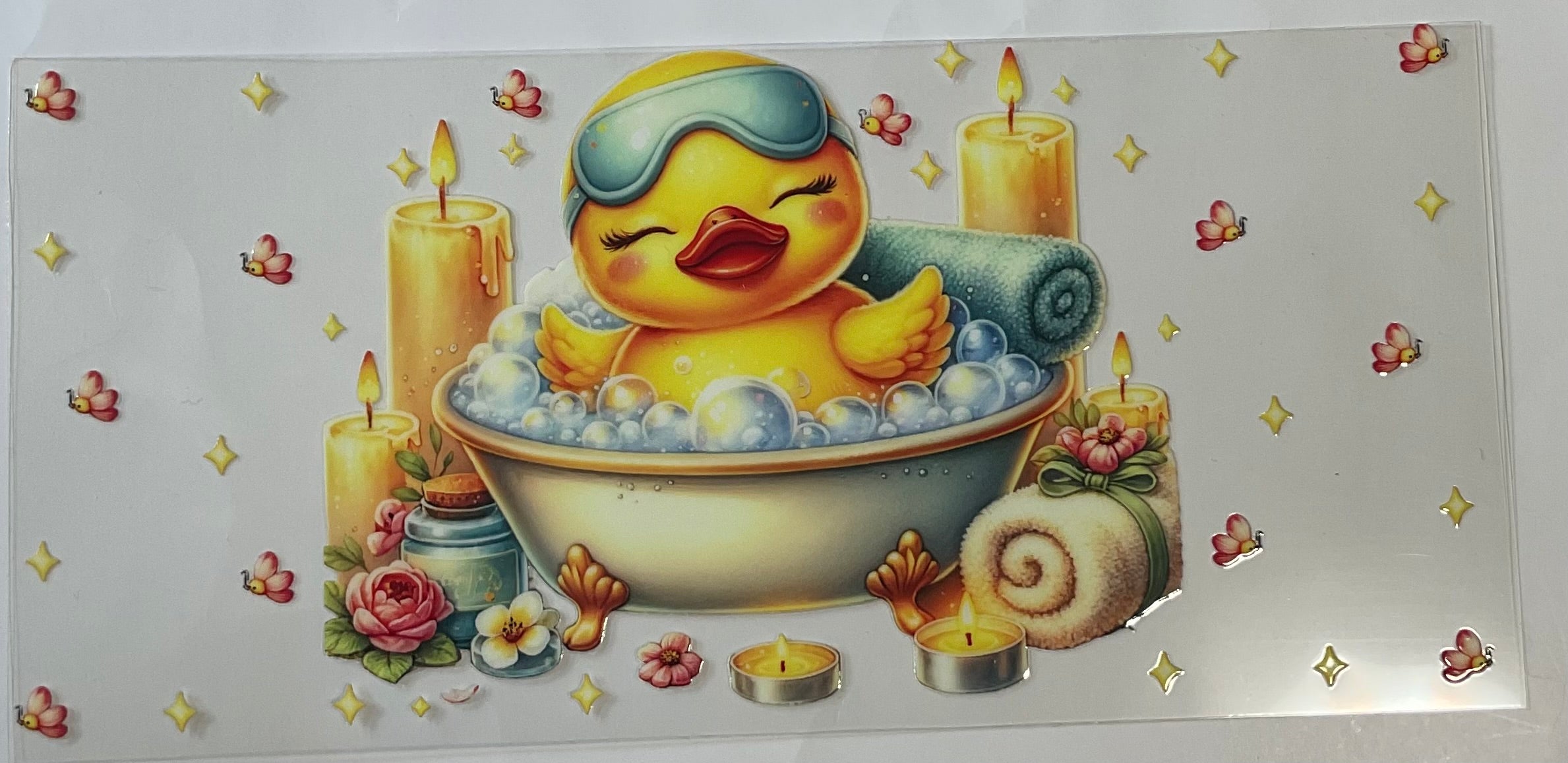 Duck in tub