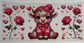 Cow Red/Pink sweater