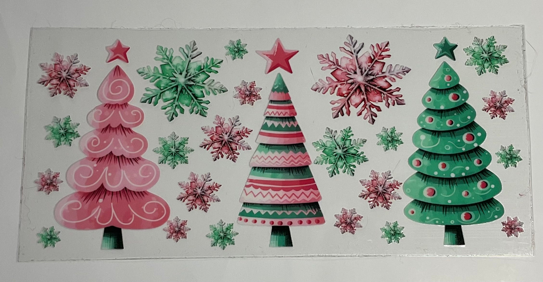 Pink & Green Trees