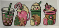 Pink & Green Christmas Cups