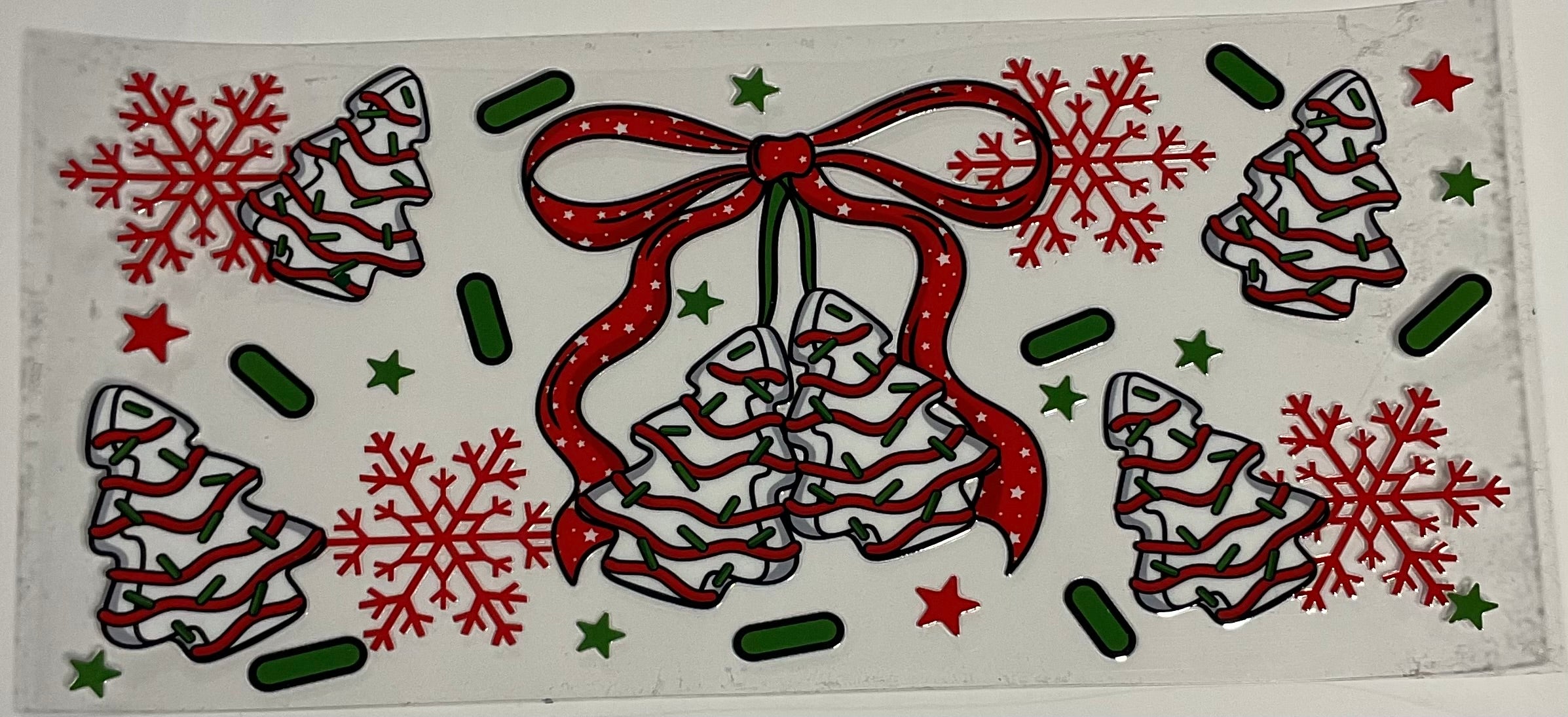 Christmas Tree Snack Cakes