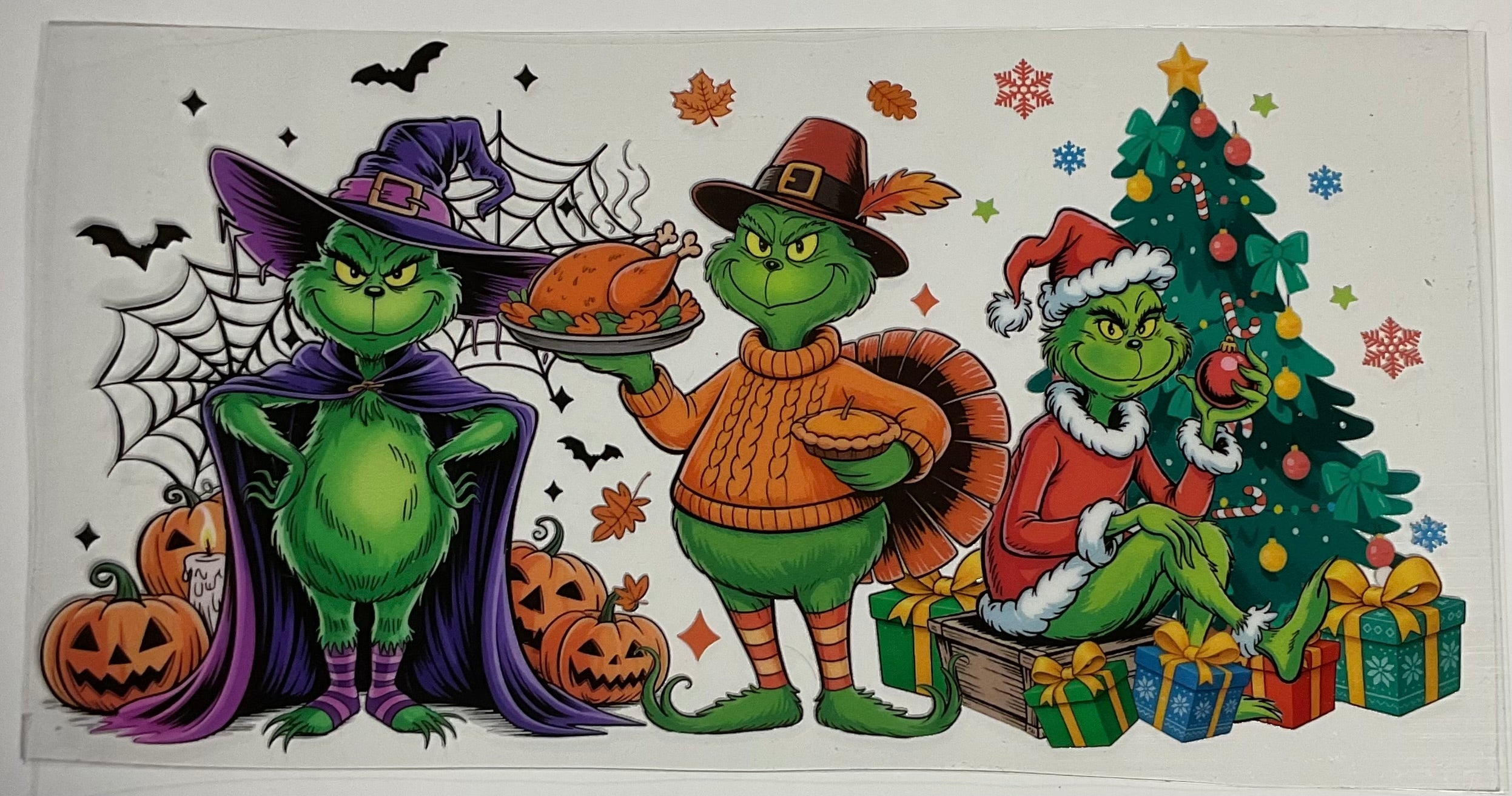 The Grinch(Halloween,Thanksgiving,Christmas)