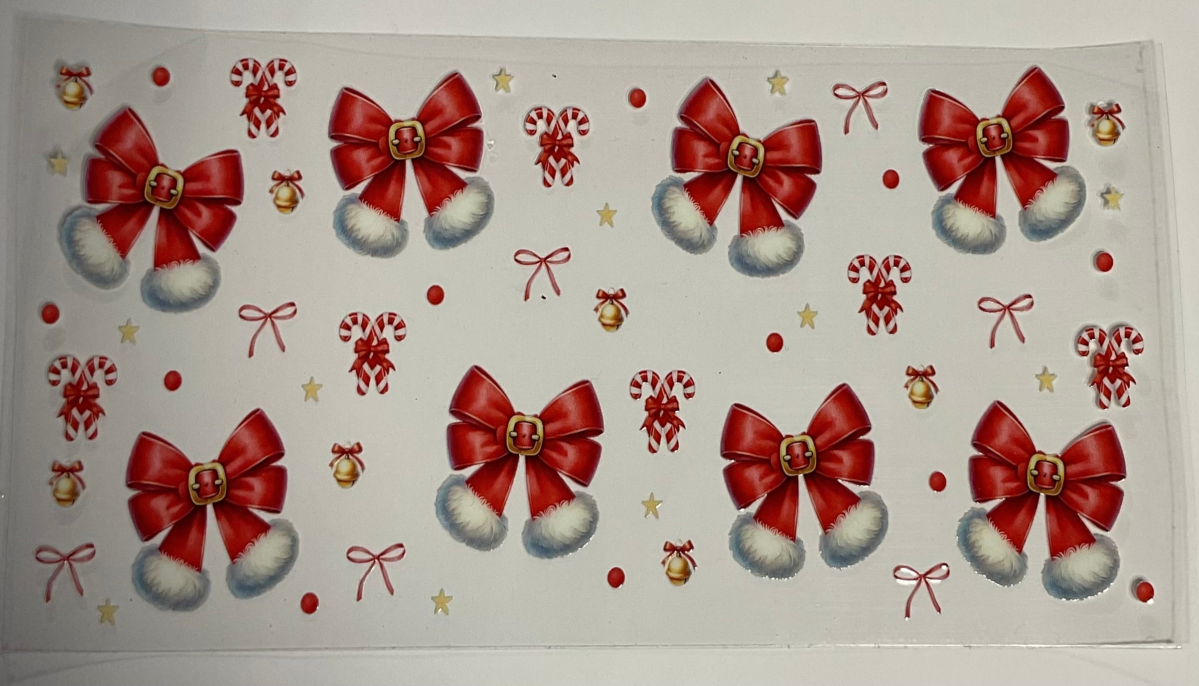 Red Santa Bows