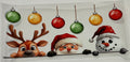 Santa,Reindeer, Snowman