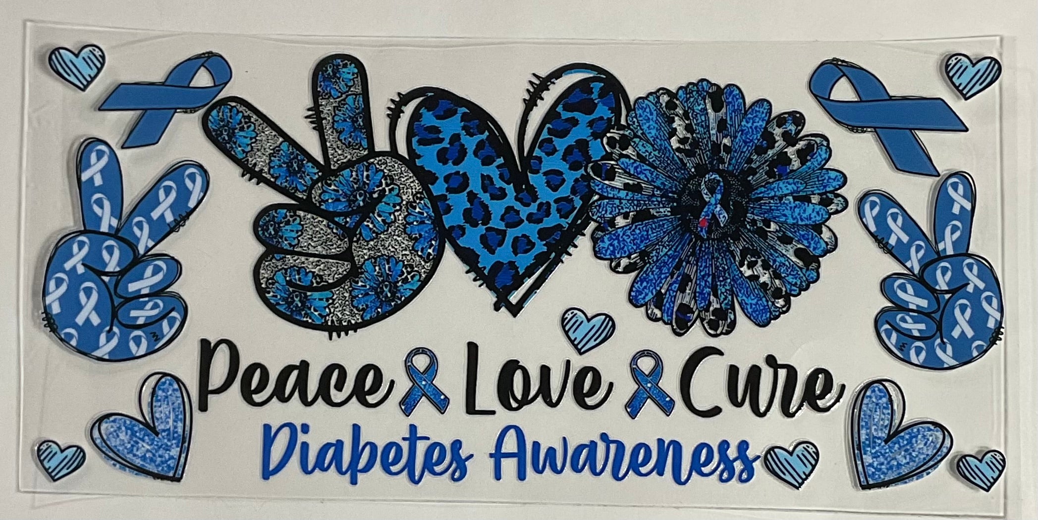 Peace Love Cure-Diabetes Awareness