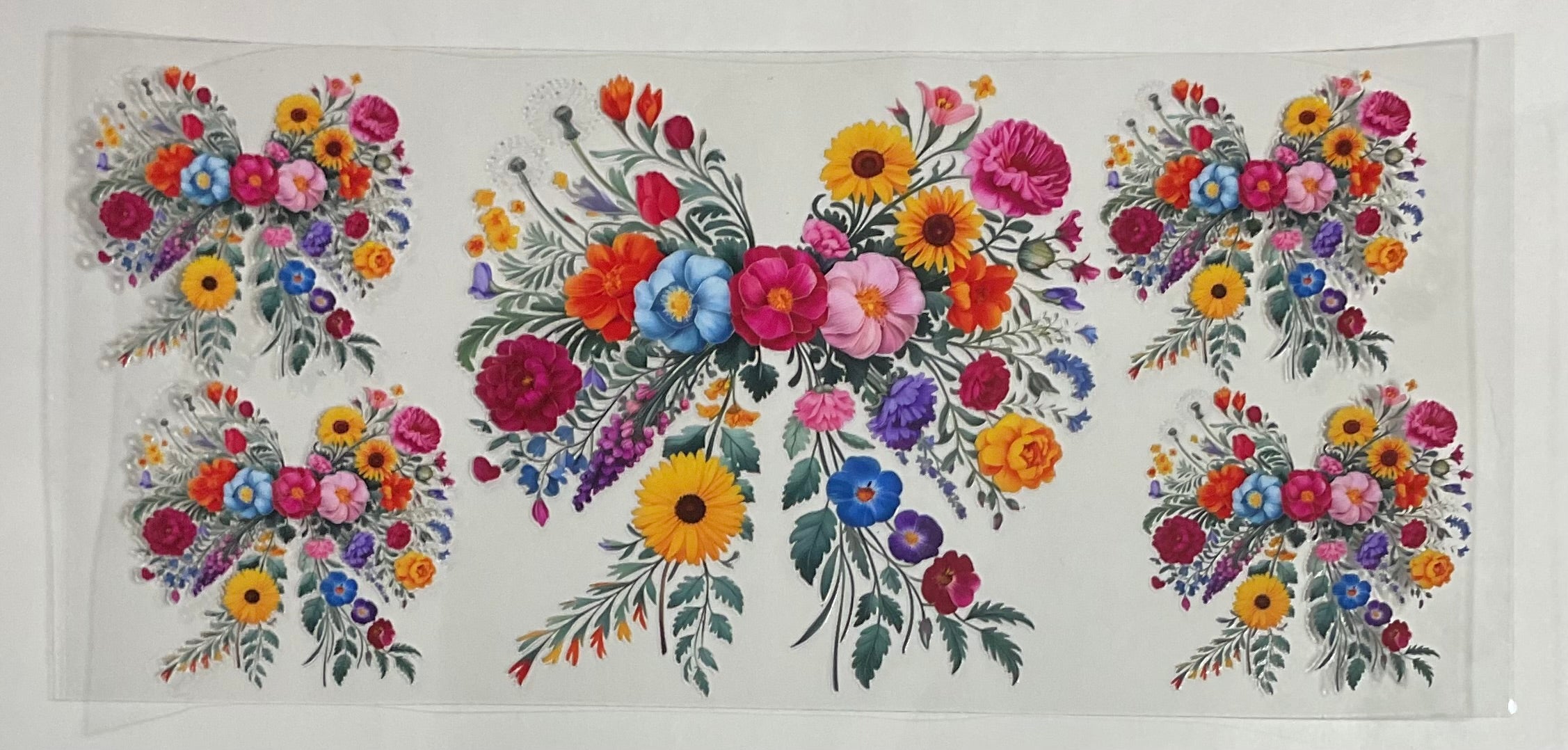 Flowers in bow