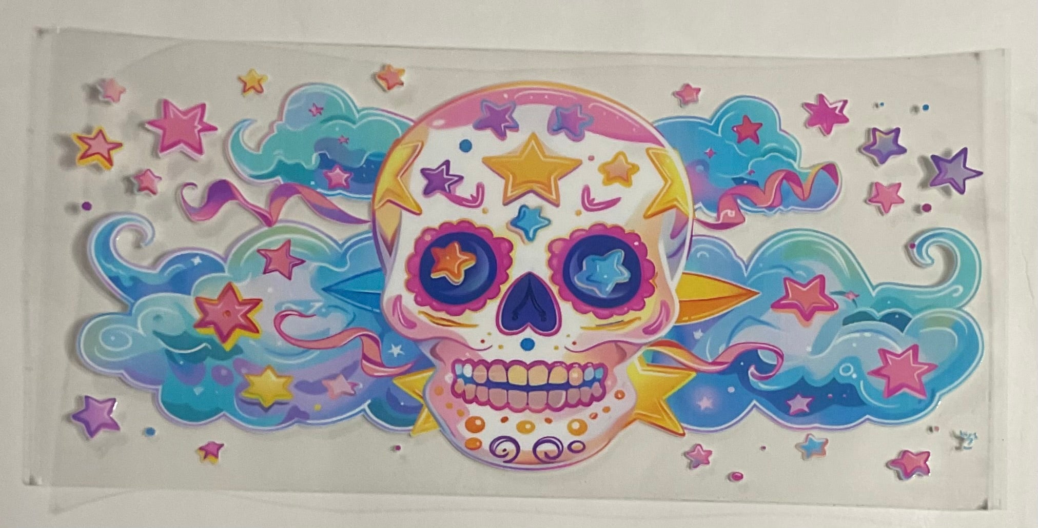 Skulls with Flowers