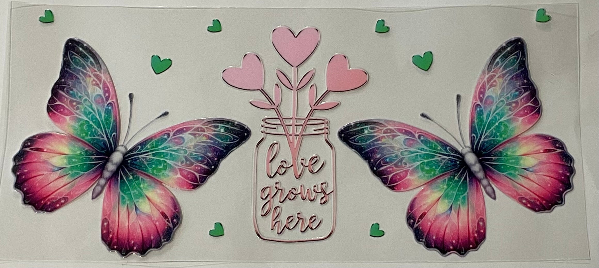 Love grows here- Butterfly